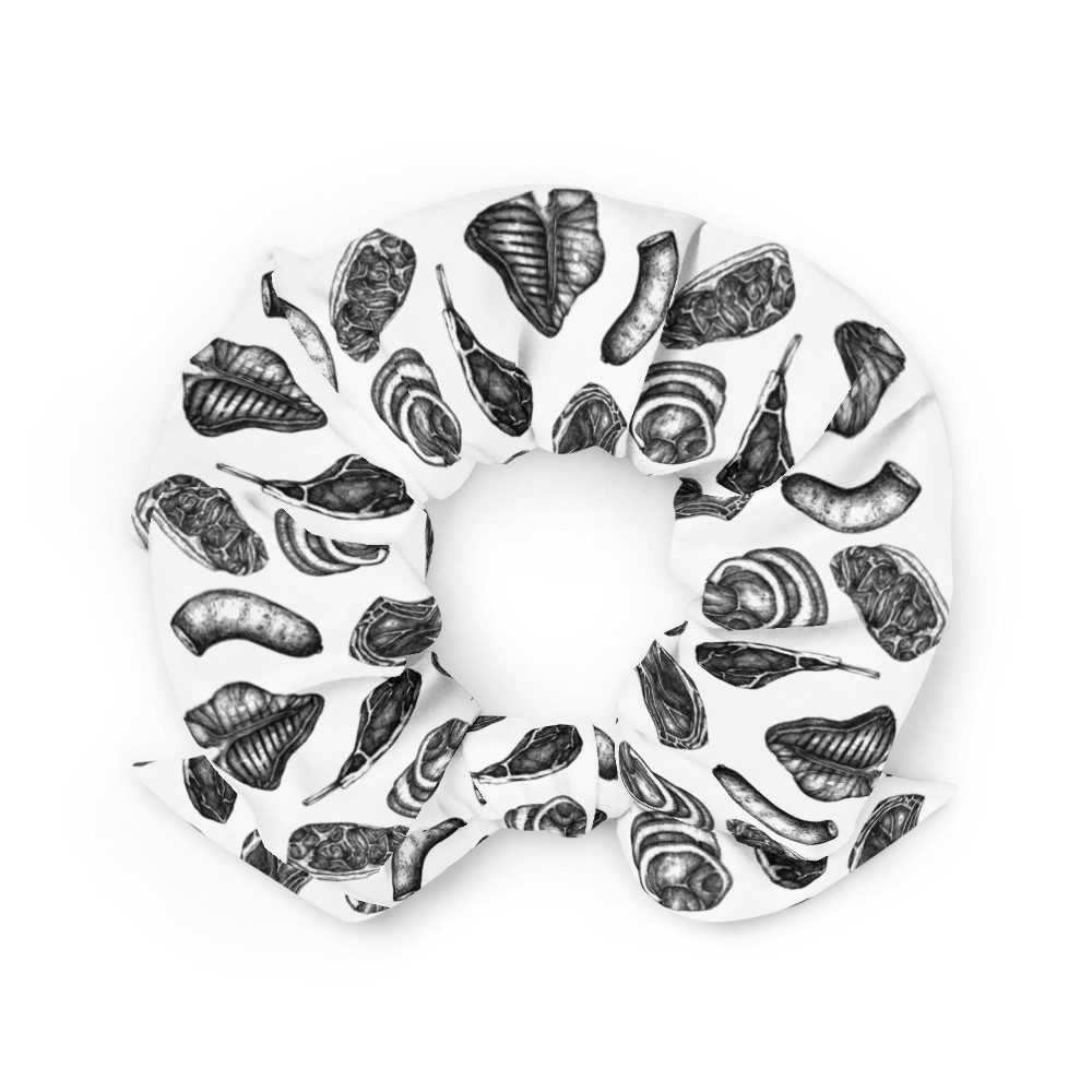 Meaty White Scrunchie