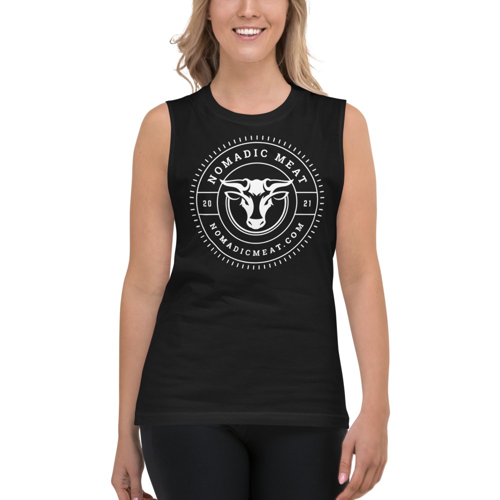 Nomadic Meat Black Muscle Tee