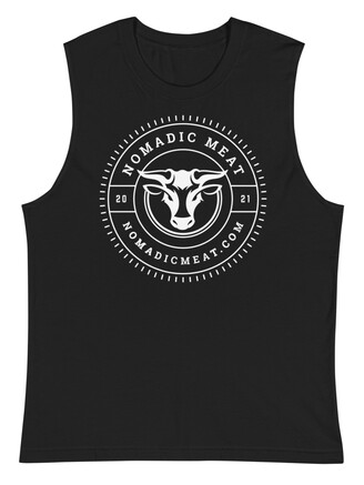 Nomadic Meat Black Muscle Tee